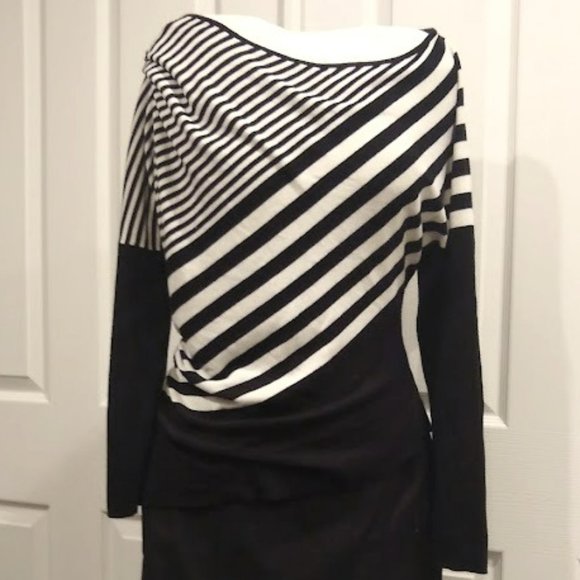 The Limited Asymmetric Stripe Sweater size XL - Picture 1 of 5